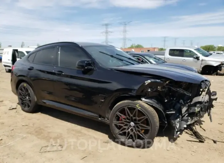 BMW X4 M 2022 vin 5YM23EC01N9M75627 from auto auction Copart