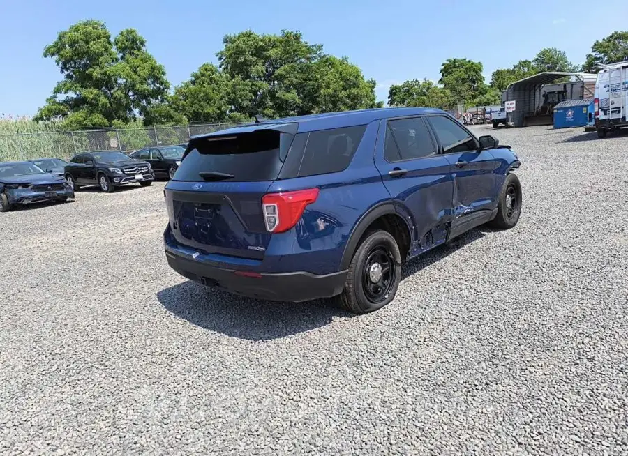 FORD EXPLORER P 2021 vin 1FM5K8AB3MGB21709 from auto auction Copart