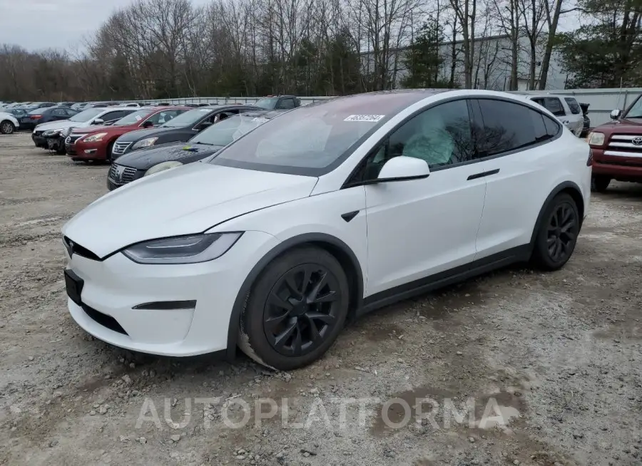 TESLA MODEL X 2023 vin 7SAXCAE58PF377478 from auto auction Copart