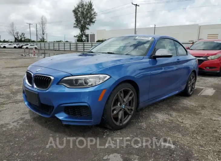 BMW M235I 2015 vin WBA1J7C52FV253623 from auto auction Copart