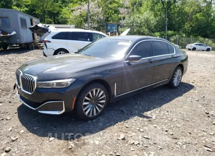 BMW 740 XI 2022 vin WBA7T4C09NCG86294 from auto auction Copart