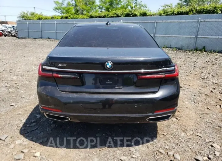 BMW 740 XI 2022 vin WBA7T4C09NCG86294 from auto auction Copart