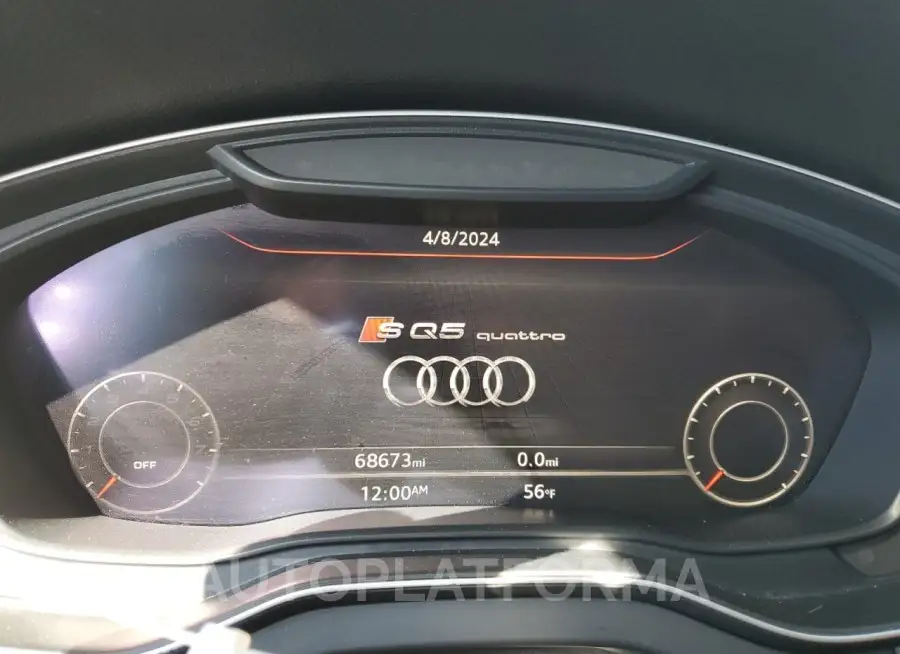 AUDI SQ5 PRESTI 2018 vin WA1C4AFYXJ2033611 from auto auction Copart