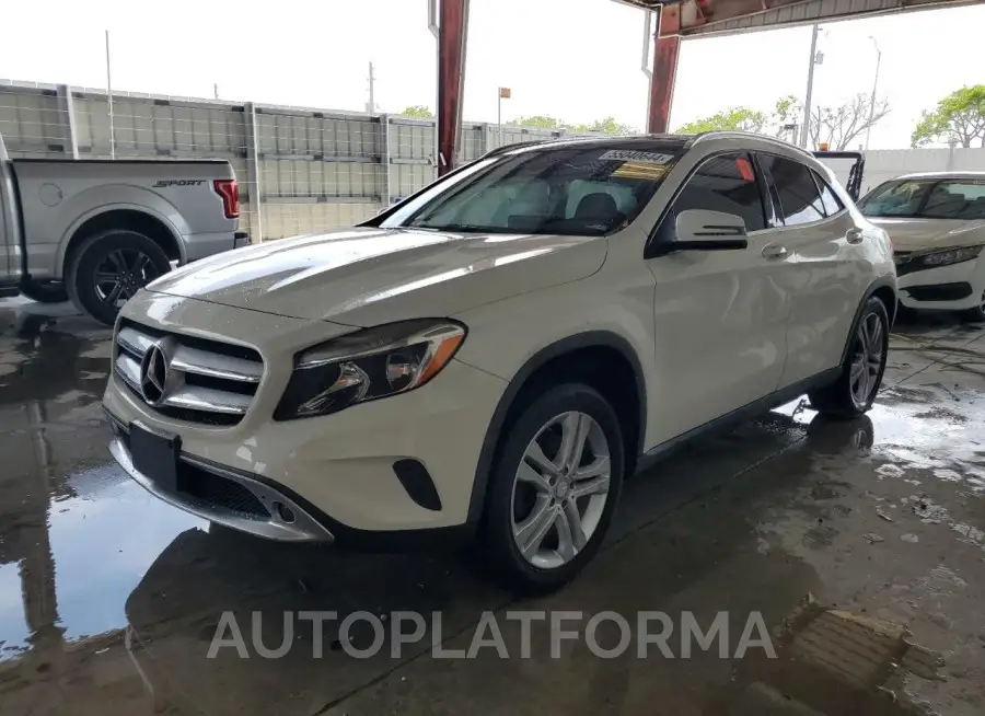 MERCEDES-BENZ GLA 250 2017 vin WDCTG4EBXHJ319156 from auto auction Copart