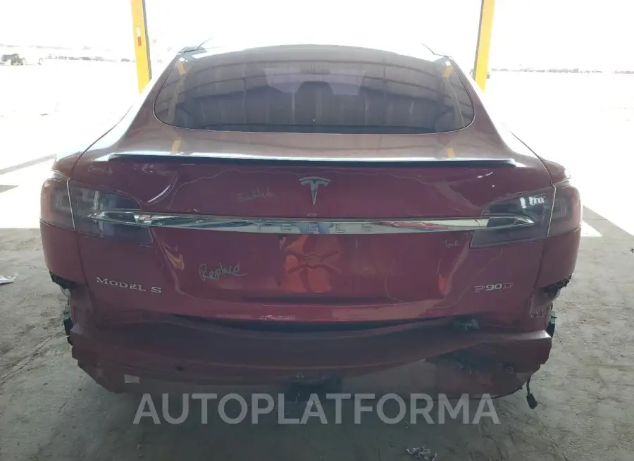 TESLA MODEL S 2015 vin 5YJSA1E43FF112129 from auto auction Copart