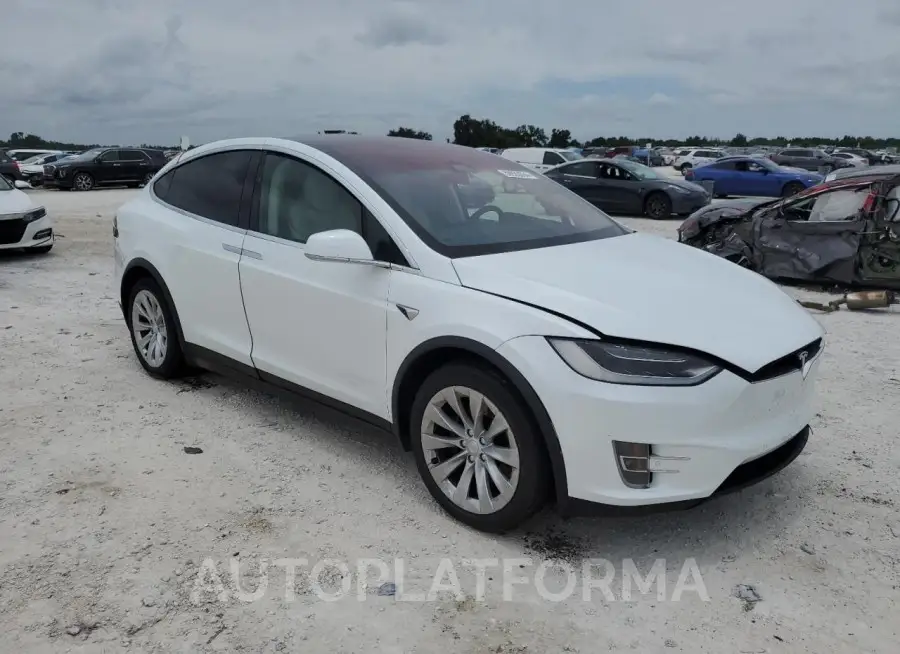 TESLA MODEL X 2018 vin 5YJXCAE26JF115808 from auto auction Copart