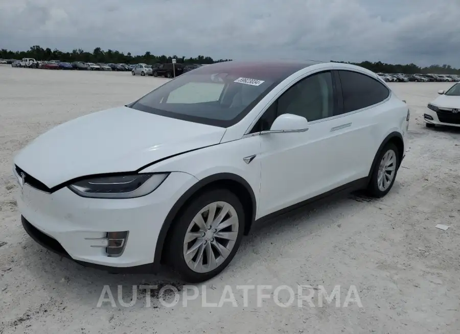 TESLA MODEL X 2018 vin 5YJXCAE26JF115808 from auto auction Copart