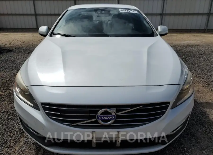 VOLVO S60 PREMIE 2016 vin YV126MFK2G2408709 from auto auction Copart