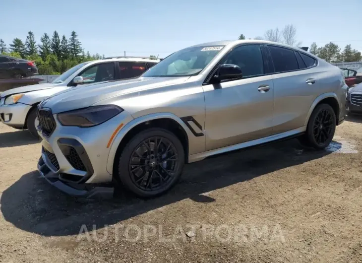 BMW X6 M 2021 vin 5YMCY0C09M9F39522 from auto auction Copart