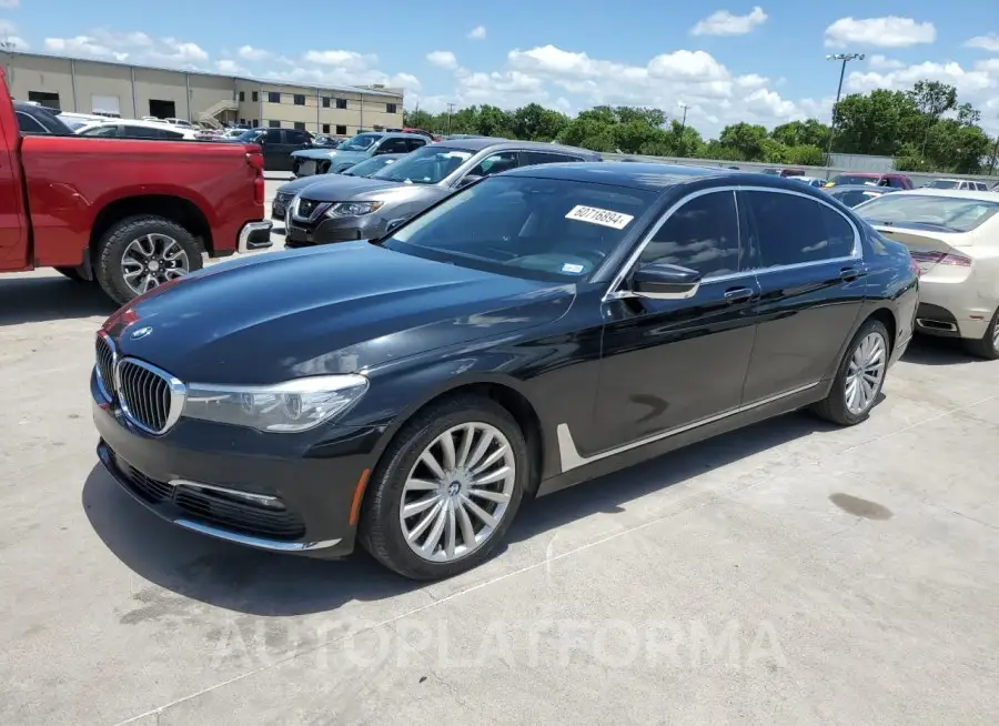 BMW 740 I 2017 vin WBA7E2C37HG740890 from auto auction Copart