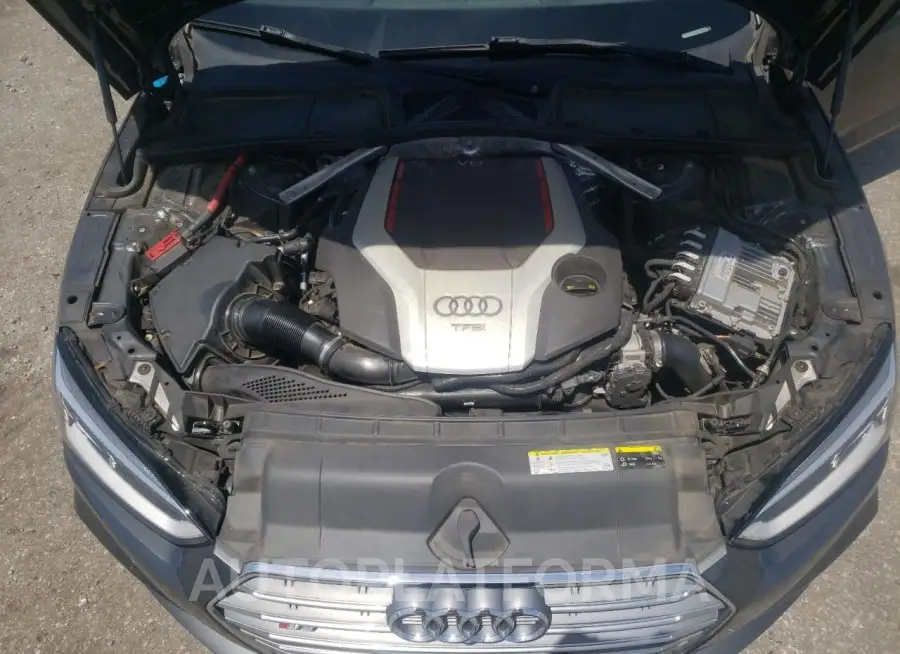 AUDI S5 PRESTIG 2018 vin WAUC4CF57JA005680 from auto auction Copart