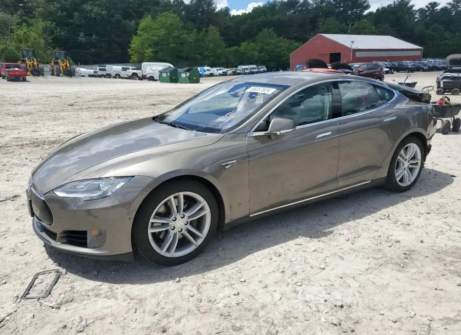 TESLA MODEL S 70 2015 vin 5YJSA1S25FF097166 from auto auction Copart