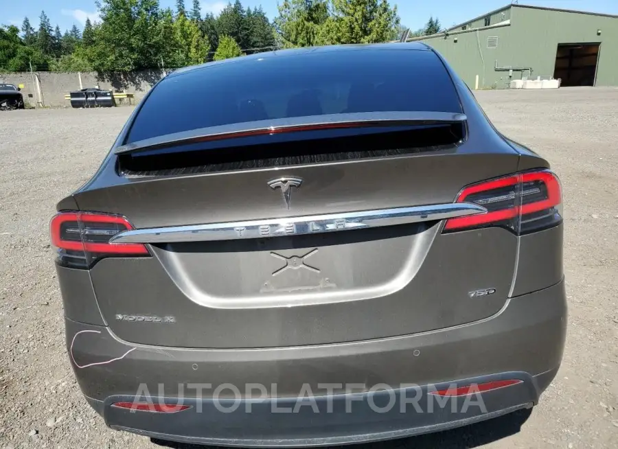 TESLA MODEL X 2016 vin 5YJXCAE27GF011093 from auto auction Copart