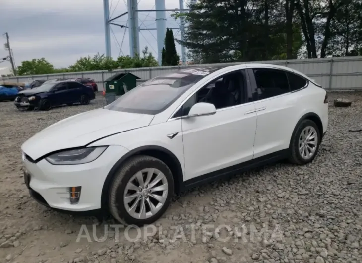 TESLA MODEL X 2018 vin 5YJXCBE26JF141217 from auto auction Copart