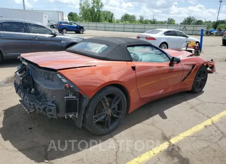 CHEVROLET CORVETTE S 2015 vin 1G1YK3D78F5124866 from auto auction Copart