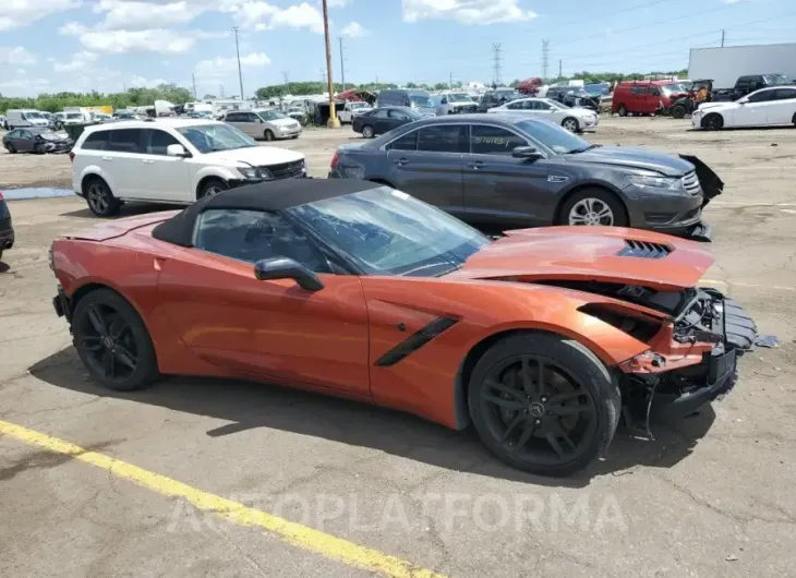 CHEVROLET CORVETTE S 2015 vin 1G1YK3D78F5124866 from auto auction Copart