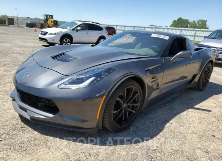 CHEVROLET CORVETTE G 2017 vin 1G1YW2D71H5116304 from auto auction Copart