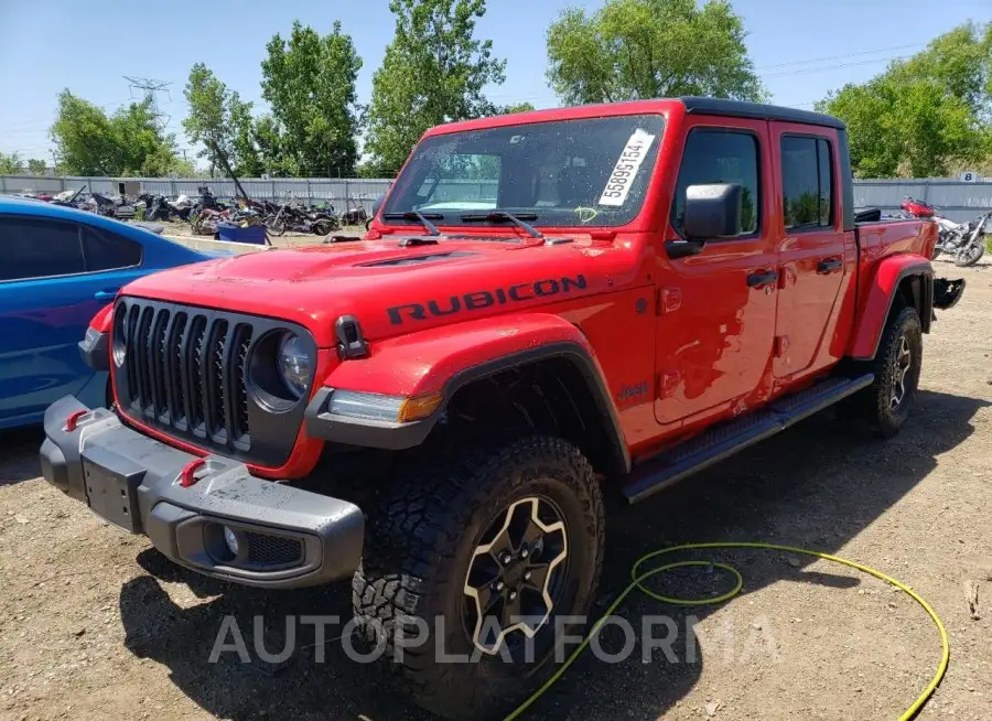 JEEP GLADIATOR 2022 vin 1C6JJTBG1NL148684 from auto auction Copart