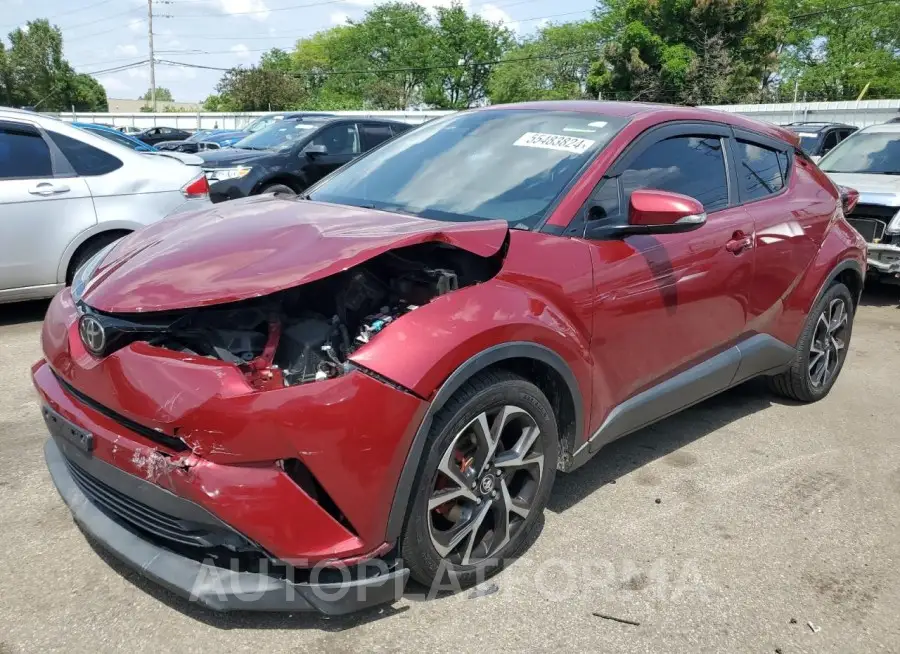 TOYOTA C-HR XLE 2018 vin NMTKHMBX7JR049311 from auto auction Copart