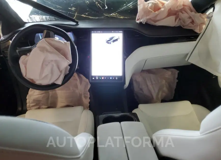 TESLA MODEL X 2021 vin 5YJXCDE28MF321590 from auto auction Copart