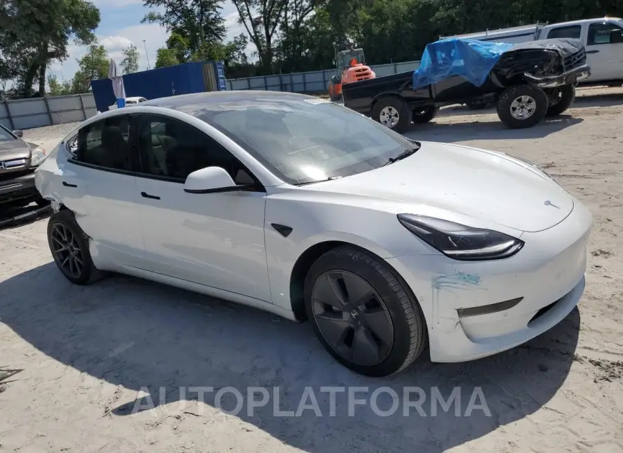 TESLA MODEL 3 2022 vin 5YJ3E1EB8NF328497 from auto auction Copart