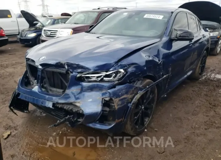 BMW X4 M40I 2022 vin 5UX43DT01N9K07493 from auto auction Copart