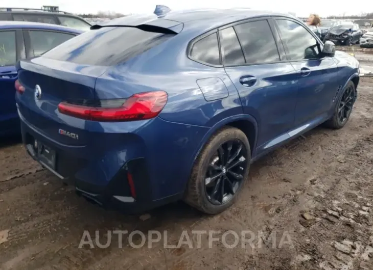 BMW X4 M40I 2022 vin 5UX43DT01N9K07493 from auto auction Copart