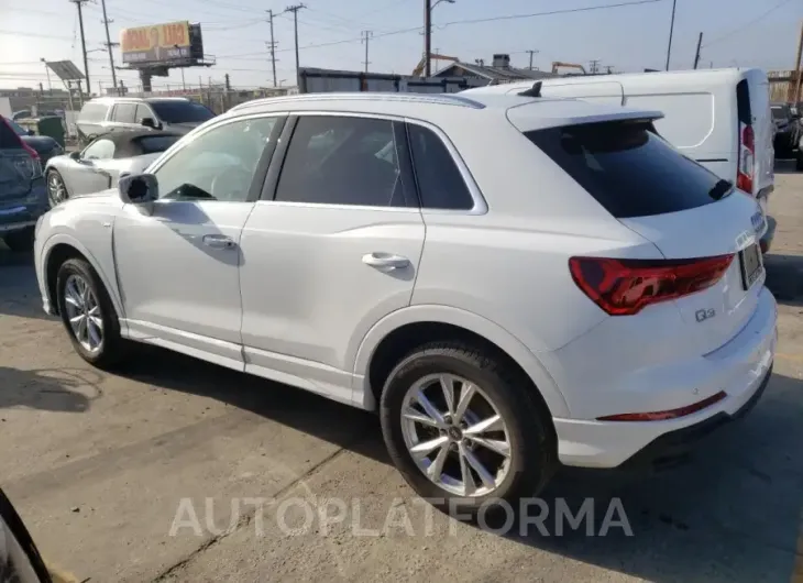 AUDI Q3 PREMIUM 2024 vin WA1DECF39R1065842 from auto auction Copart