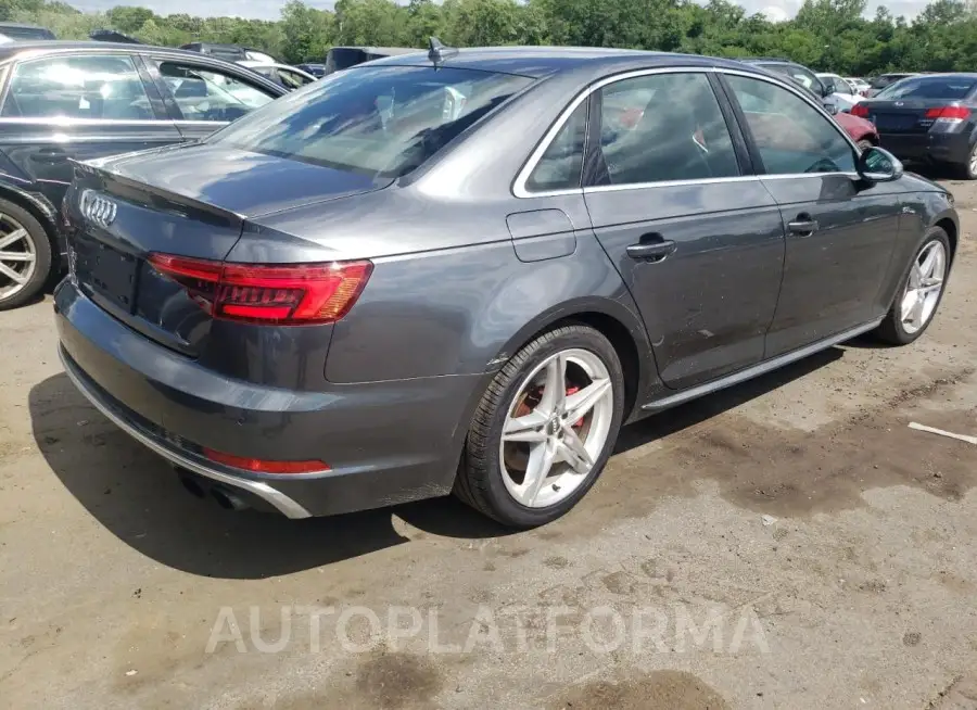 AUDI S4 PREMIUM 2018 vin WAUB4AF45JA003921 from auto auction Copart