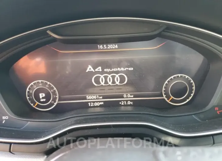 AUDI A4 TECHNIK 2017 vin WAUCNAF43HN004117 from auto auction Copart