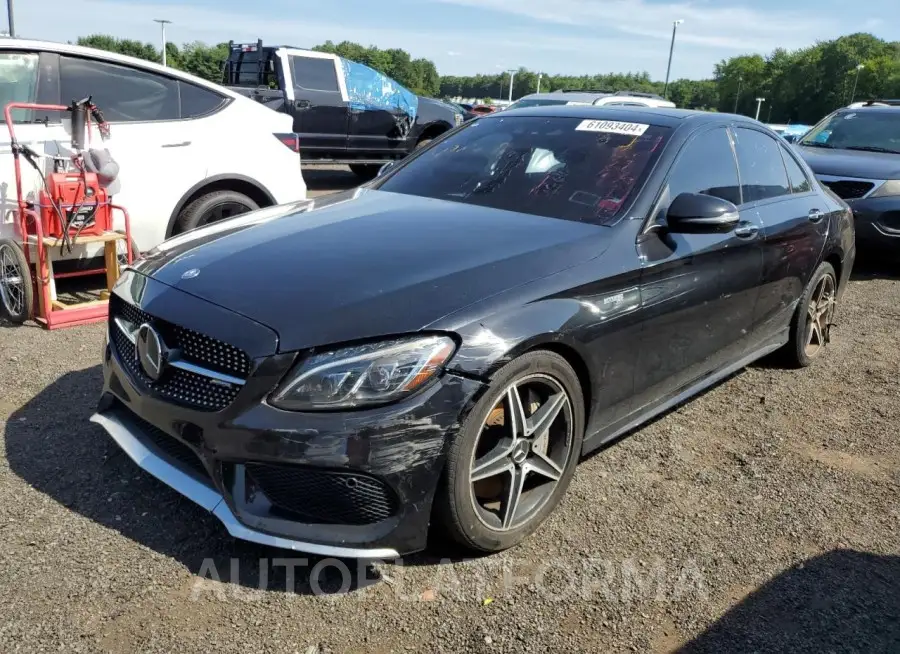 MERCEDES-BENZ C 43 4MATI 2017 vin 55SWF6EB1HU224055 from auto auction Copart