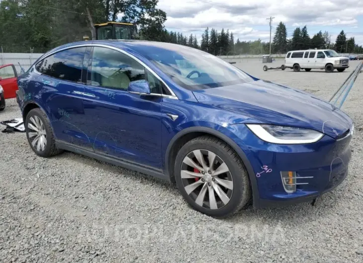 TESLA MODEL X 2020 vin 5YJXCBE45LF244391 from auto auction Copart