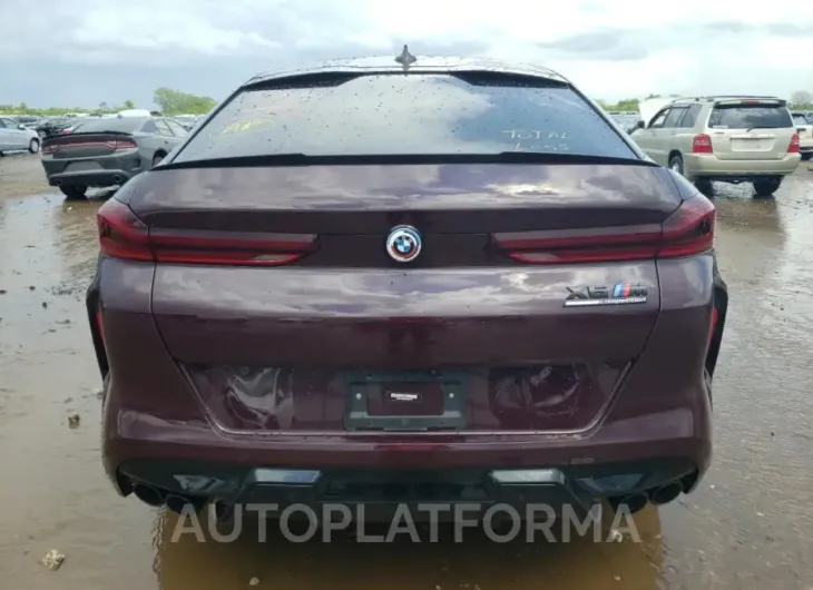 BMW X6 M 2022 vin 5YMCY0C06N9M22110 from auto auction Copart