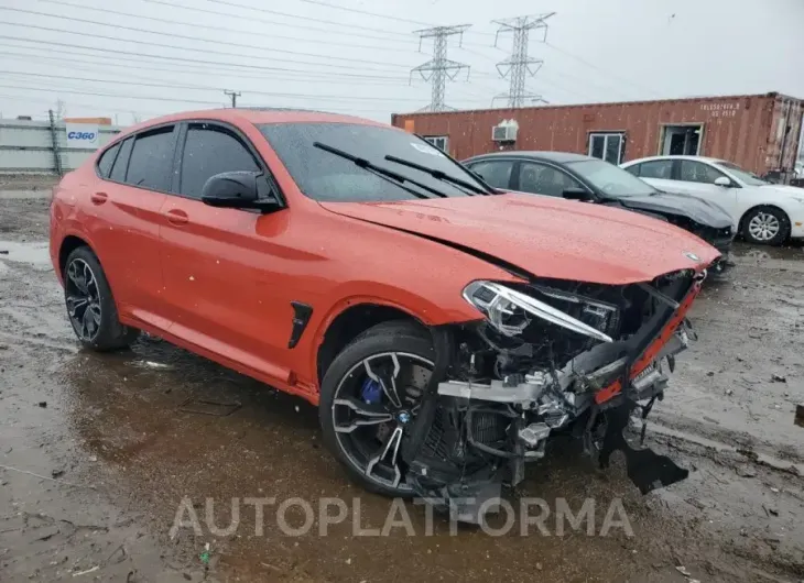 BMW X4 M COMPE 2020 vin 5YMUJ0C07LLA99875 from auto auction Copart