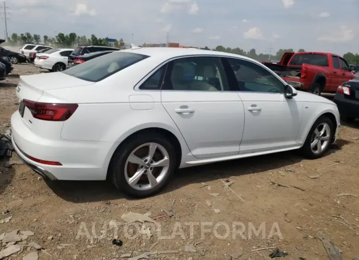 AUDI A4 PREMIUM 2019 vin WAUDNAF48KA016542 from auto auction Copart