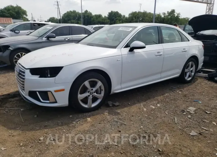 AUDI A4 PREMIUM 2019 vin WAUDNAF48KA016542 from auto auction Copart