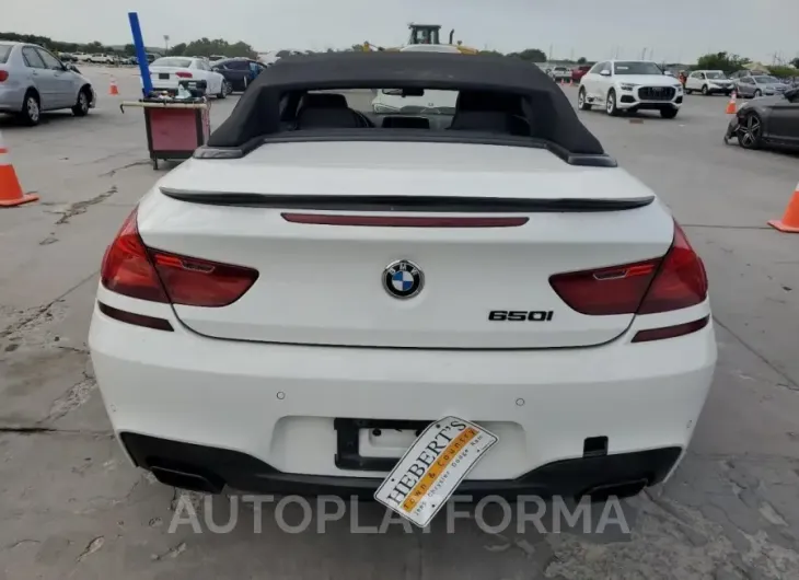 BMW 650 I 2017 vin WBA6F5C5XHD996762 from auto auction Copart