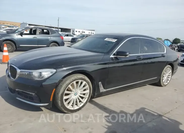 BMW 740 I 2016 vin WBA7E2C53GG546728 from auto auction Copart