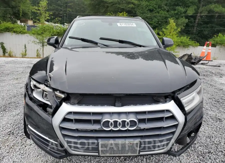 AUDI Q5 PREMIUM 2018 vin WA1ANAFY6J2005387 from auto auction Copart