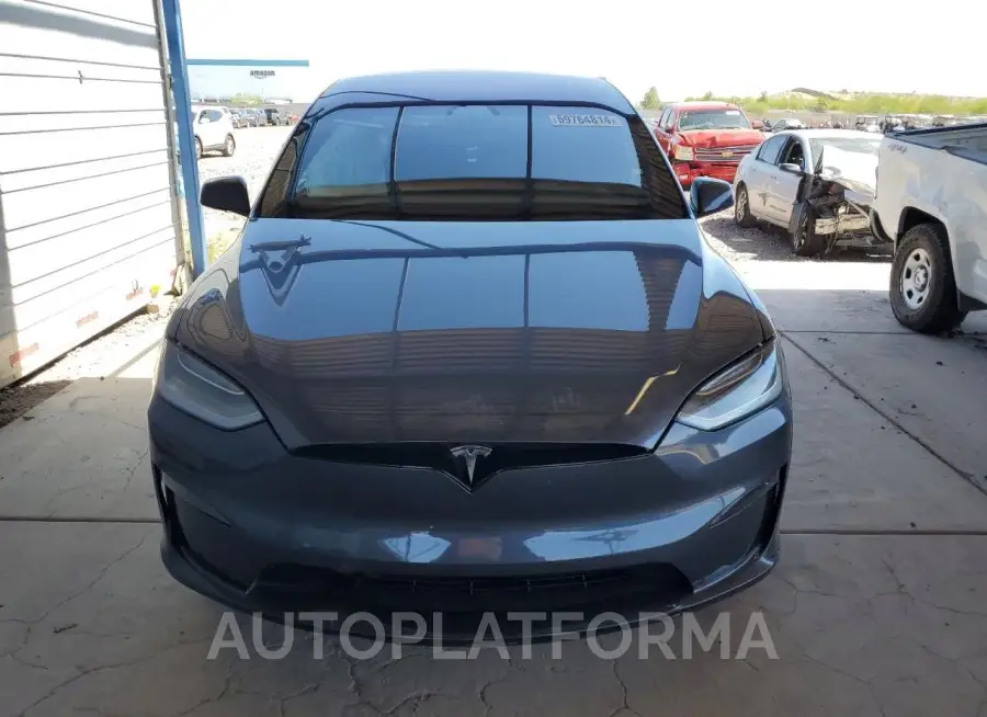 TESLA MODEL X 2022 vin 7SAXCBE69NF351564 from auto auction Copart