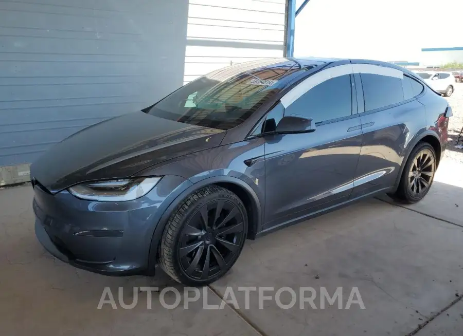 TESLA MODEL X 2022 vin 7SAXCBE69NF351564 from auto auction Copart