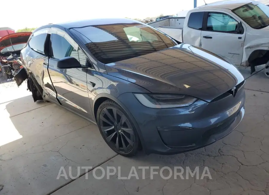 TESLA MODEL X 2022 vin 7SAXCBE69NF351564 from auto auction Copart