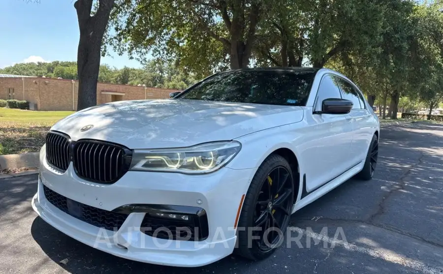 BMW 750 I 2016 vin WBA7F0C57GGM20387 from auto auction Copart