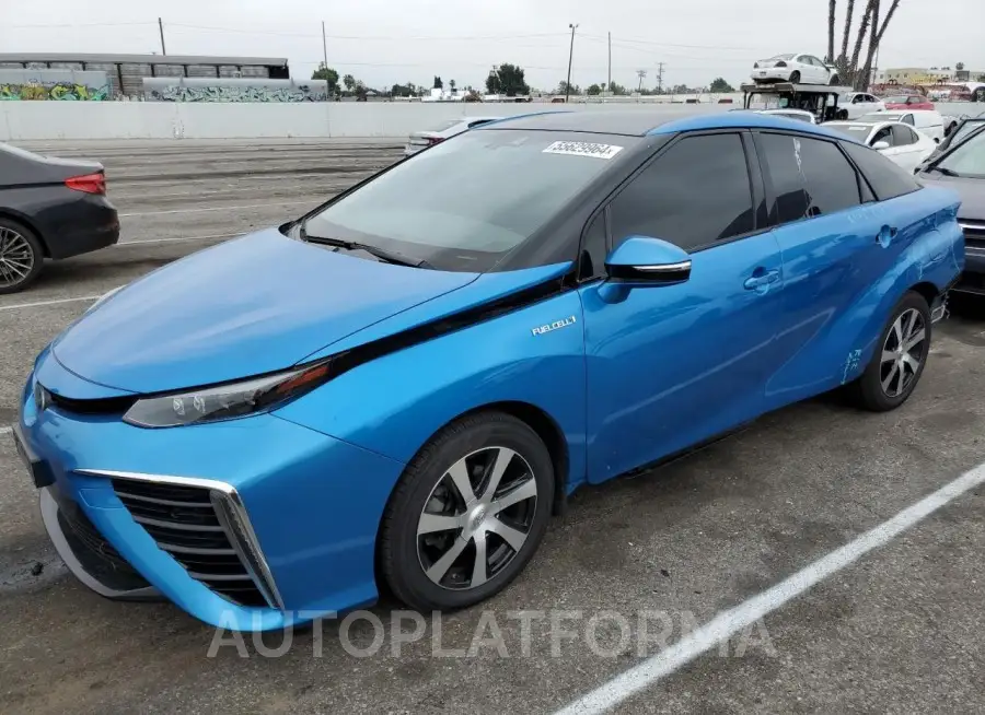 TOYOTA MIRAI 2017 vin JTDBVRBD1HA001968 from auto auction Copart