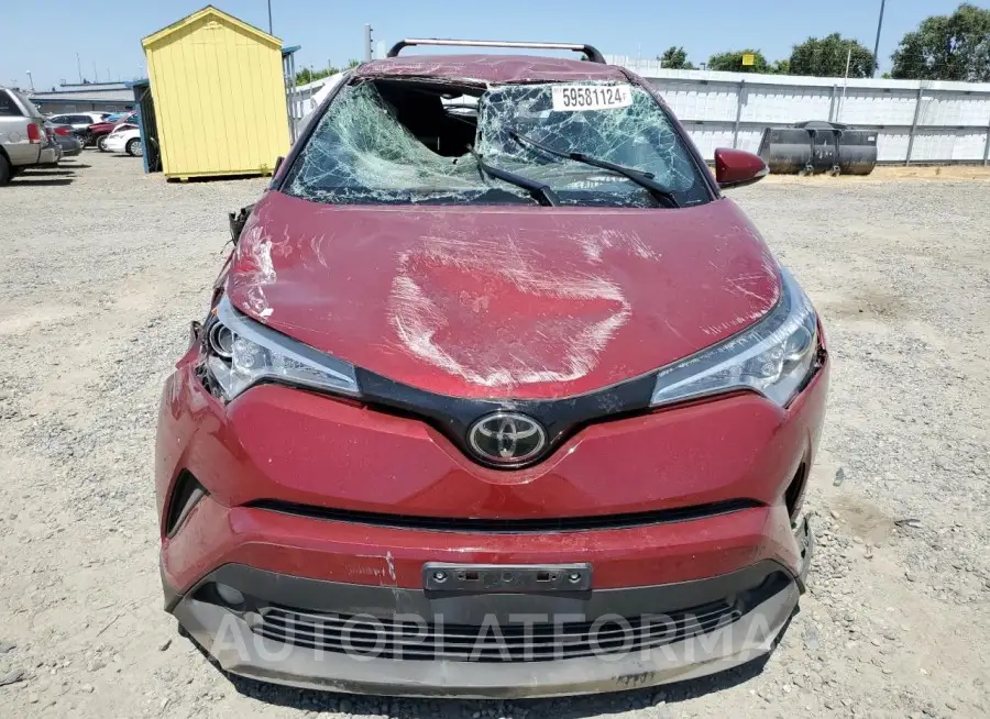 TOYOTA C-HR XLE 2018 vin NMTKHMBX9JR042912 from auto auction Copart