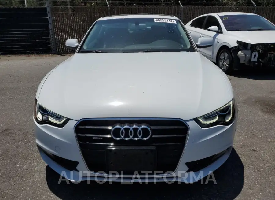 AUDI A5 PREMIUM 2015 vin WAUCFAFR4FA024468 from auto auction Copart