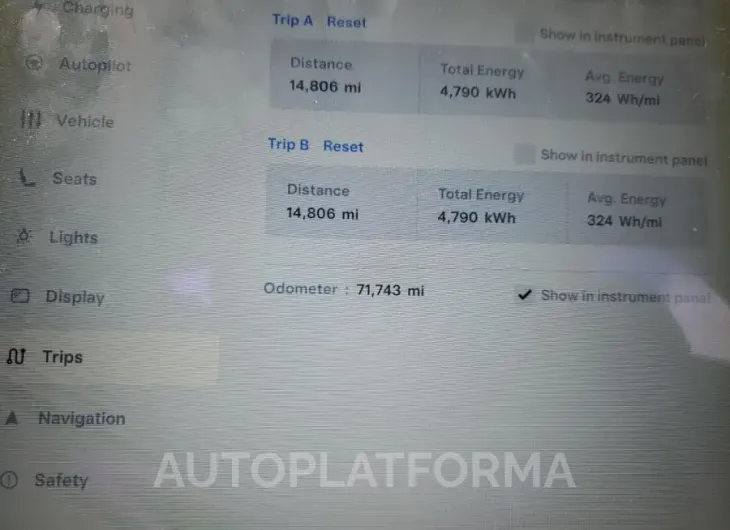 TESLA MODEL X 2018 vin 5YJXCBE29JF121656 from auto auction Copart