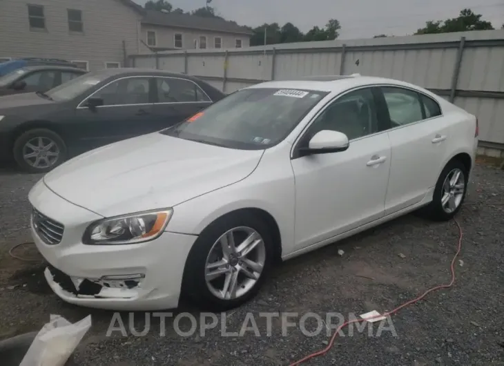 VOLVO S60 PREMIE 2015 vin YV126MFC4F1313016 from auto auction Copart