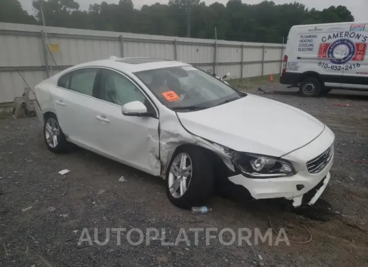 VOLVO S60 PREMIE 2015 vin YV126MFC4F1313016 from auto auction Copart