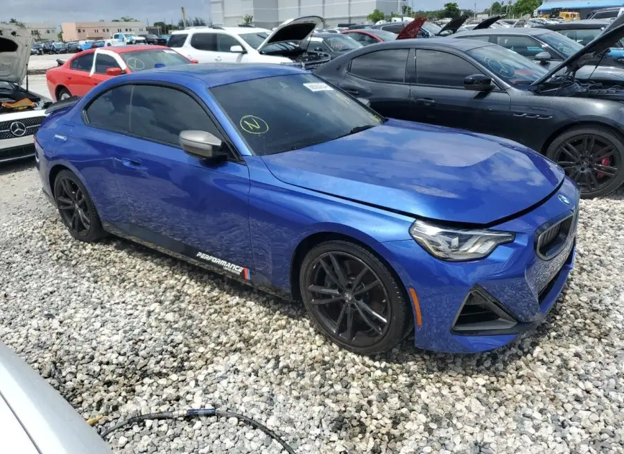 BMW M240XI 2022 vin 3MW53CM03N8C45944 from auto auction Copart